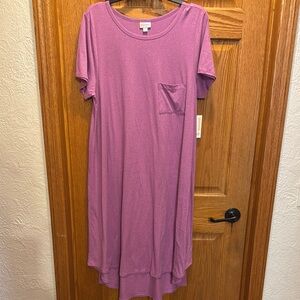 Lularoe Purple Short Sleeve Dress